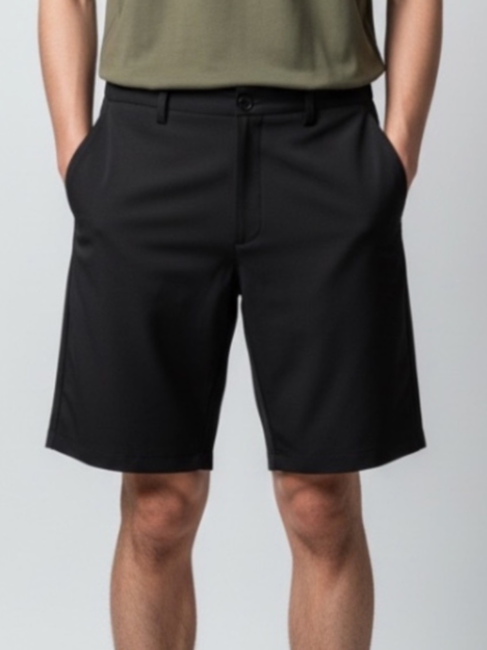 Grand Slam Men's Black Flat Front Golf Shorts Size 38